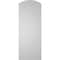 Ekena Millwork Arch Top Surface Mount PVC Gable Vent: Functional, w/ 3-1/2"W x 1"P Standard Frame, 16"W x 42"H GVPAR16X4201SF - alternate 2
